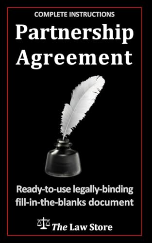 Partnership Agreement: Ready-to-use, legally binding, fill-in-the...