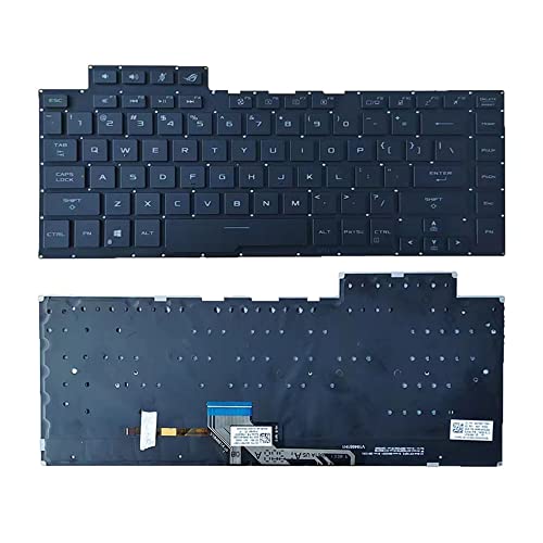 Clavier rétroéclairé ASUS ROG Zephyrus M15 GU502LW espagnol SP noir V184626K