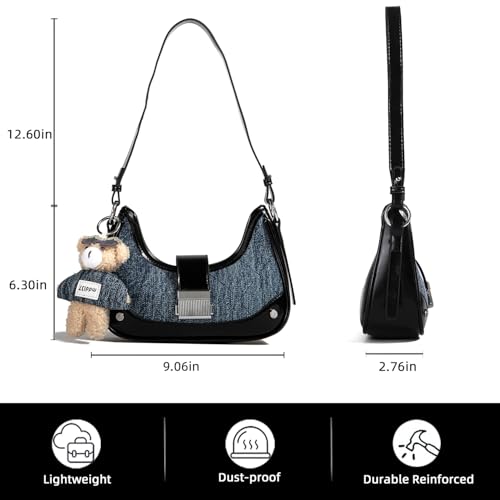 Bolso Tote Casual de Lona Vintage de Mujer miniatura 7