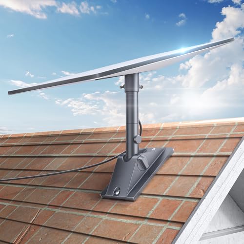 Starlink Gen 3 Mount, Starlink Pivot Mount with Pipe Adapter and Mast, Swiveling Mechanism Design, Starlink Standard Mount for Slanted, shingled Roofs, Starlink V3 Mount Easy to Install and Adjust.