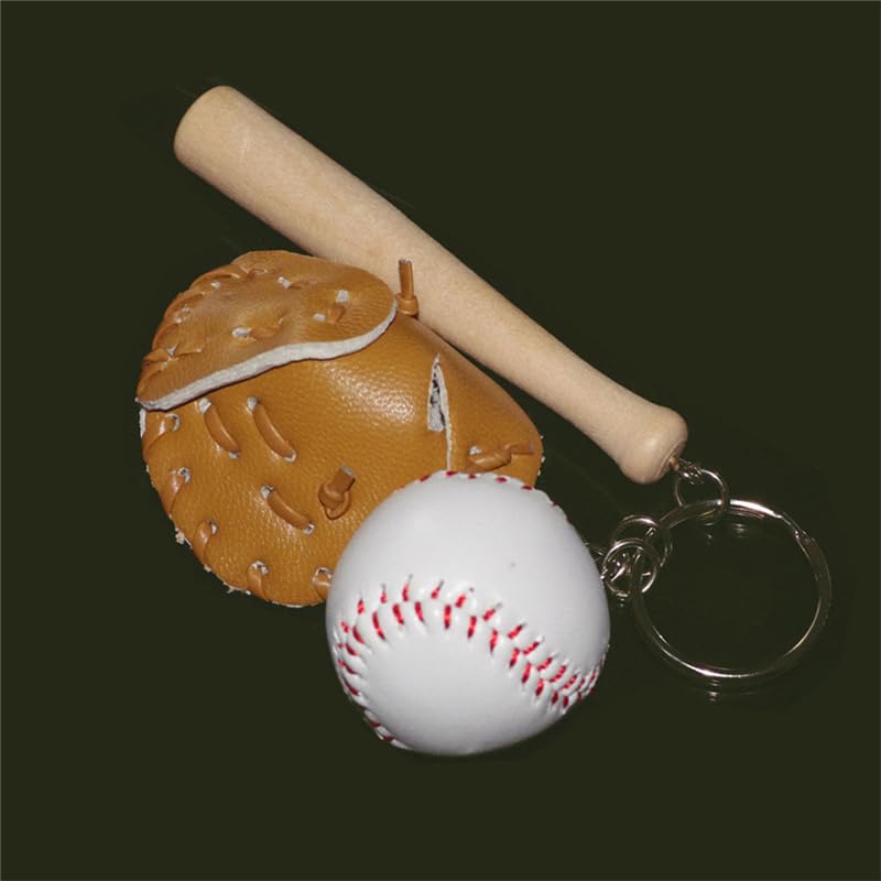 Image of COSTOYFUN Mini Cute Soccer Keychain Bowling Tennis Baseball Keychain for Men Women Boys Girls Gift