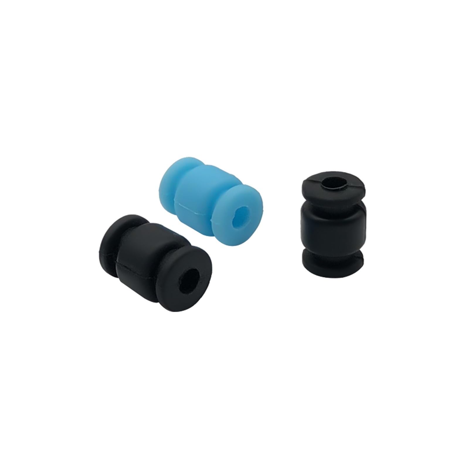 100 szt. 13 x 9 x 3,5 mm silikonowe kulki do aparatu FPV Gimbal Mount, guma AV, amortyzator wstrząsów, tłumik wibracji, parownik do RC drona, quadcoptera (niebieskie)