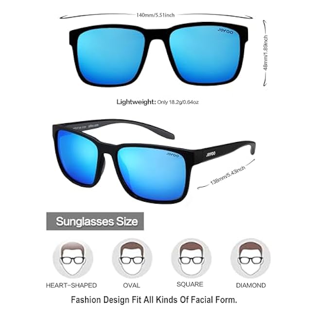 Polarized Fishing Sunglasses for Men Women Kayaking Surfing Driving Lightweight Sports Sun Glasses UV Protection