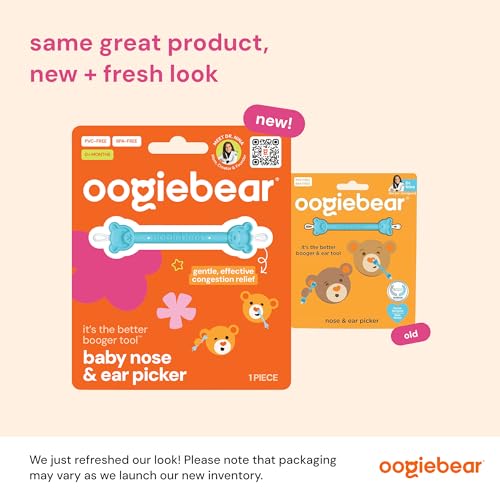 Image of oogiebear Baby Nose Cleaner & Ear Wax Removal Tool - Safe Booger & Earwax Removal for Newborns, Infants, Toddlers - Dual-Ended - Essential Baby Stuff