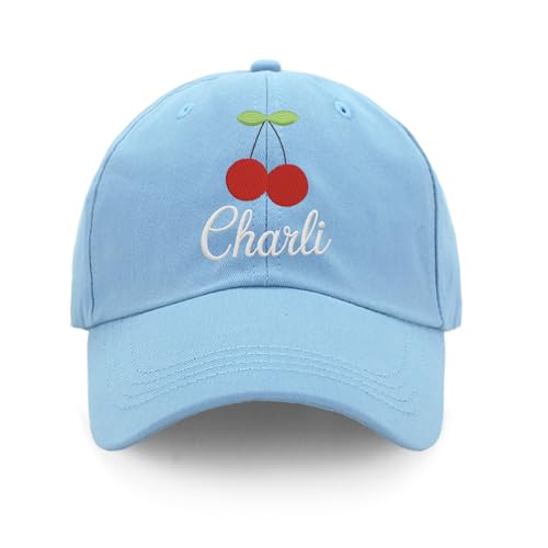 Image of Personalized Baby Infant Baseball Cap Custom Boys Girls Embroidered Sun Hat Custom Trucker Hats for Toddler Kids