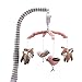 Lolli Living Baby Musical Mobile with Sparrows. Woodland Animal Knitted Character Wind-Up Mobile.