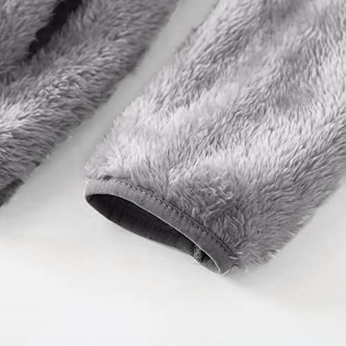 Teddy Faux Shearling Coat For Women Full Zip Up Lapel Solid Color Jackets Winter Warm Fuzzy Fleece Coats Outerwear #TOP3