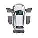 FFGEJKKD Tenda per Auto Finestra per Auto Parasole Finestra Laterale Copertura in Rete Visiera Parasole Adatta per Il Vecchio Q7-2015 Parasole (Color : 2)