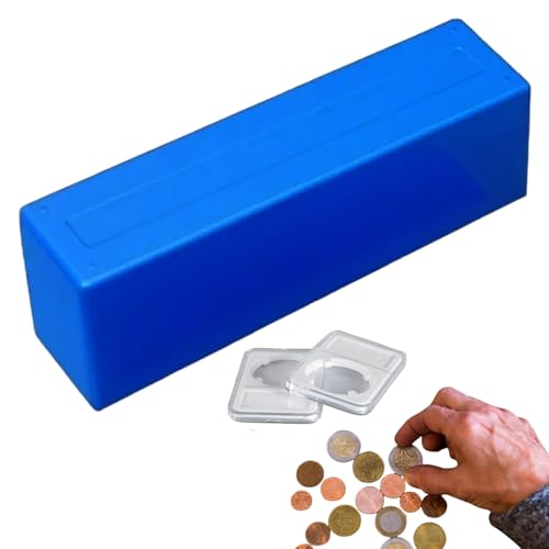 Générique Boîtier De Rangement Pour Pièces De Collection - Écrin Collectionneur Pour Monnaies Commémoratives | Écrin De Présentation Grande Capacité Pour Anniversaires Et Fêtes Familiales