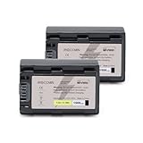 2Pcs NP-FH50 Battery,1500mAh Battery for Sony NP-FH30 NP-FH40 NP-FH70 NP-FH100 Work With Sony Cyber-Shot DSC-HX1 HX100V DSC-HX200 HX200V,Alpha DSLR-A230 DSLR-A290 DSLR-A330 DSLR-A380 (NP-FH50)