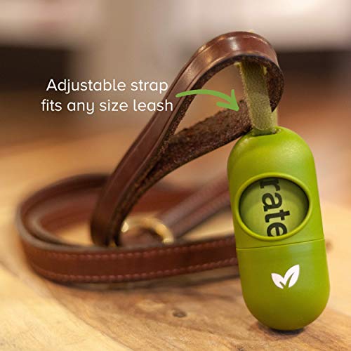 Earth Rated Dog Poop Bags Dispenser, Dog Poop Bag Holder Includes 1 Roll of 15 Lavender-scented Poop Bags (DISPGREEN) - Image 3