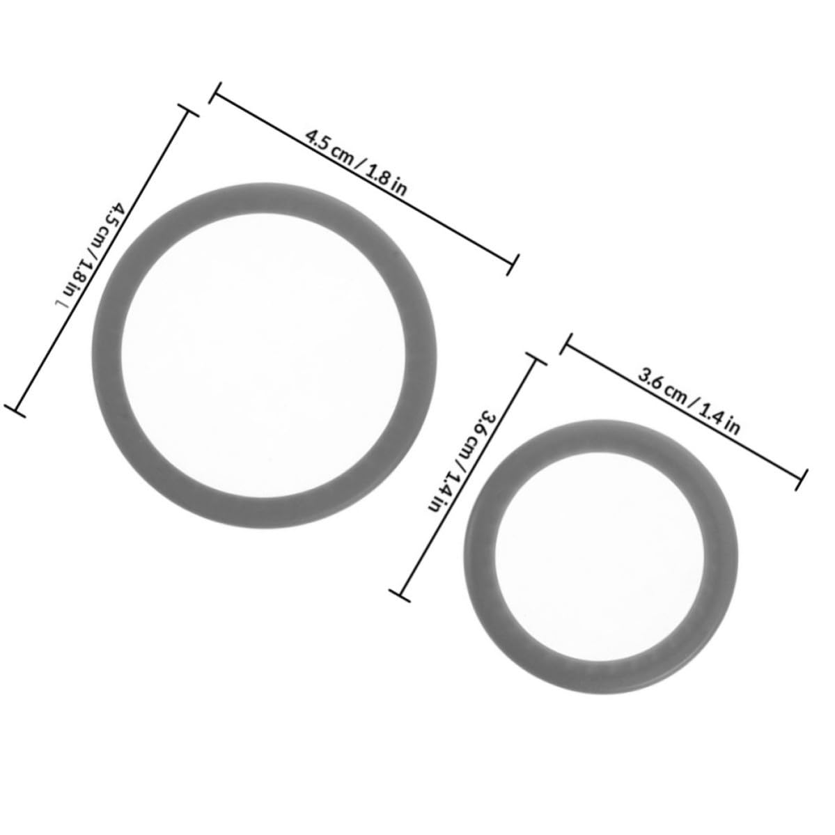Stethoscope Use for Suspended 4pcs Diaphragm Replacement, PVC Material Accessories with Clearer and Accurate Auscultation Adults for Professional