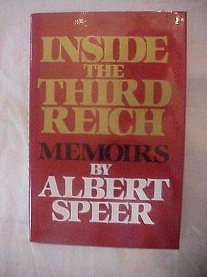 1982 BOOK INSIDE THE THIRD REICH MEMOIRS by Alb... B08CZXM8YV Book Cover