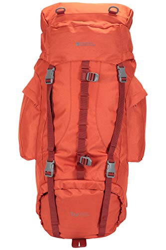 Mountain Warehouse Tor Mochila 85L: Airmesh Daysack Trasero  petate del Compartimiento