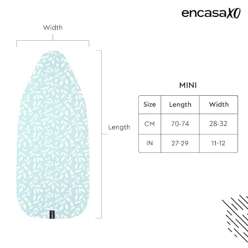 Image of Encasa XO Iron Board Covers, Mini, Laminated Thick Fiber Pad, 72x30 cm