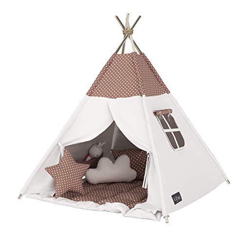 Elfique New Tipi - Tienda de campaña (Doble Capa, Acolchada, Tienda con Techo)