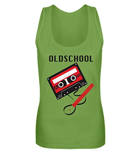 Débardeur respirant vert lime Oldschool Tape contre la chaleur S
