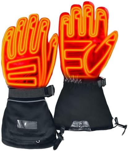 Gerbing GT5 12V Heated Motorcycle Gloves, Unisex, Hybrid Battery/Wired Heating for Powersports, Snowmobile, Hunting - Image 6