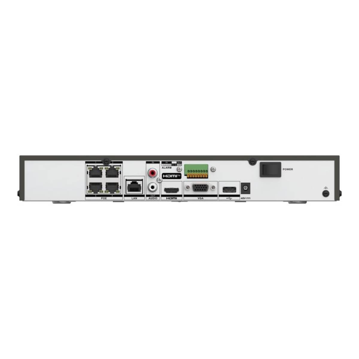 Hikvision Enregistreur NVR AcuSense VPro 4 Canaux IP 4K PoE Noir - DS-7604NXI-K1/4P/VPro