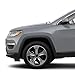 JOLONG Front Left Fender Flare For Jeep compass 2017-2022 LH Wheel Arch Trim Moldings Replacement for OE Number 5UP10RXFAB 5UP19RXFAC CH1290123