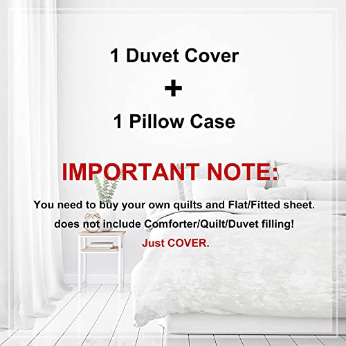 Housse de couette aquarelle de qualité supérieure pour lit simple de style vintage - 7