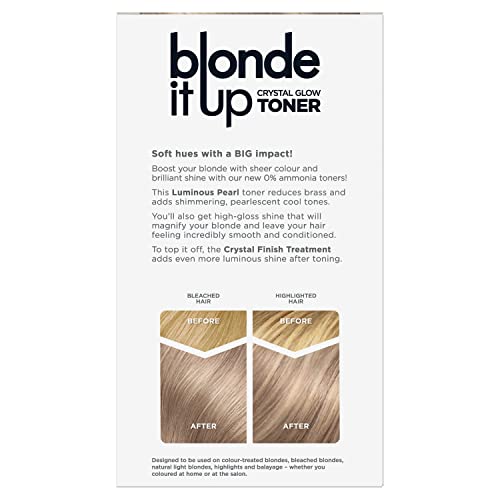 Clairol Blonde It Up Crystal Glow Toner Kit - Luminous Pearl, 135 ml (Pack of 1) - Image 2