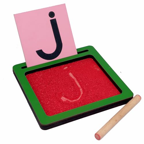 Image of Tantrums Coloured Small Alphabet Sand Paper with Tray | Learning Fun Education Puzzle Learning Aid for Kids (Multicolor Pieces) (Small Alphabets)