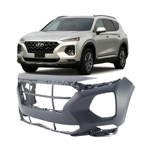 Image of FitParts For Hyundai Santa Fe 2019-2020 Front Upper Bumper Cover | Ready to Paint, OEM 86511S2000, HY1000235