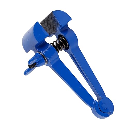 KALLORY Durable Spheroidal Graphite Steel Hand Vice Heavy Duty Fixed Pliers for Reliable Clamping Portable Design for Woodworking Metalworking Tasks