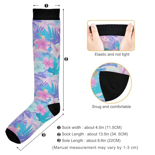 Image of Wusikd Pirate Skulls Compression Socks for Women and Men Circulation Cute Long Socks for Athletic Running 1