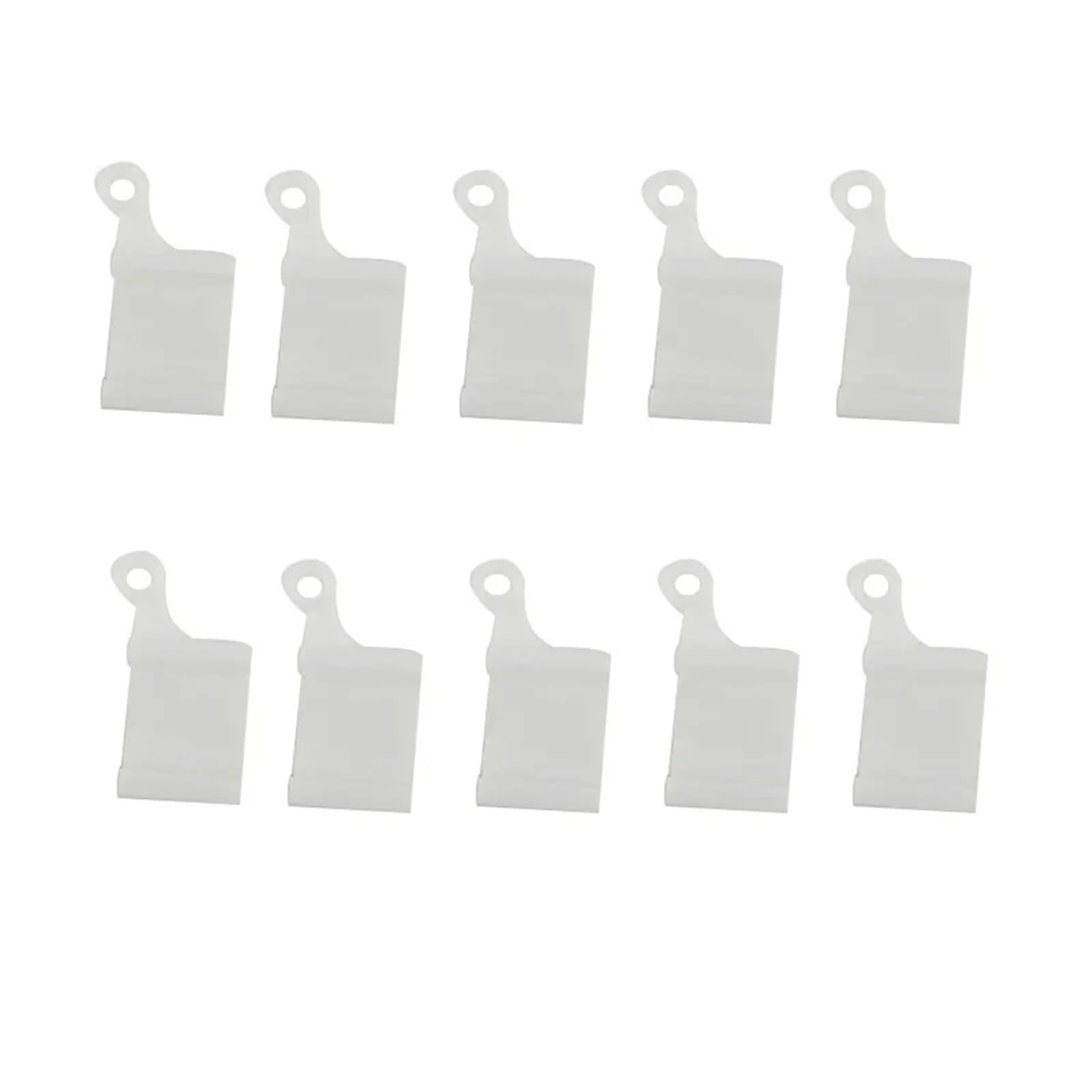 Curtain Rail Track Pulley, Curtain Rail Track Pulley 10pcs Gliders Screws Side Brackets End Caps(10pcs End Cap)