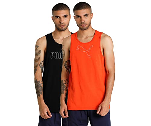 Image of Puma Men's Solid Regular Fit T-Shirt