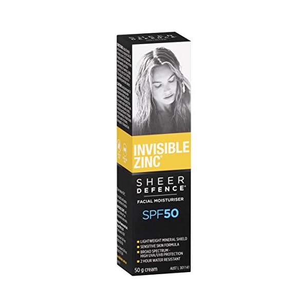 Invisible-Zinc-Sheer-Defence-Moisturizer-SPF-50-Daily-Moisturizer-With-Sun-Protection-To-Prevent-Appearance-Of-Premature-Aging-Caused-By-Harmful-UV-Rays-50g Invisible Zinc Sheer Defence Moisturizer SPF 50 - Daily Moisturizer With Sun Protection To Prevent Appearance Of Premature Aging Caused By Harmful UV Rays - 50g