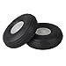 szzijia 3.5 Inch RC Airplane Black PU Tire Wheel with Beige Plastic Hub Super Light Aircraft Assembly Parts Pack of 2