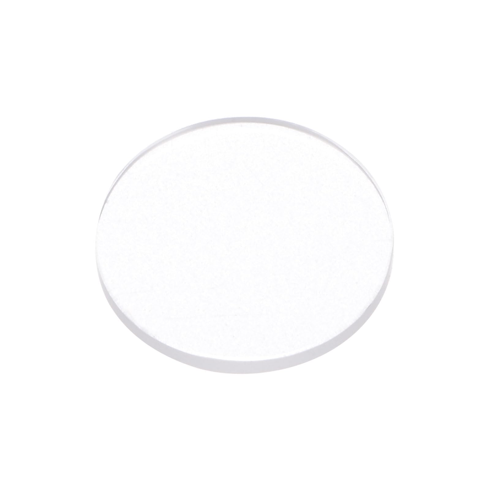 sourcing map Verre de Montre Cristal Transparent Lentille 20.5mm
