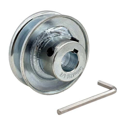 Poulie de moteur en acier au carbone A250-5/8 pour courroies de transmission v