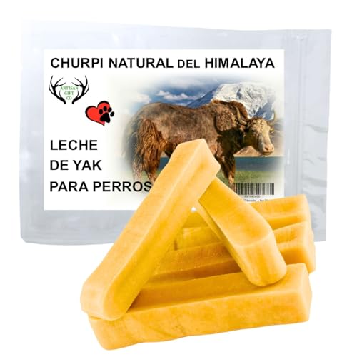 ARTISAN GIFT CO Mordedor Queso Churpi para Perros y Cachorros 100% Naturales con Leche del Himalaya - Peso Aprox. Pack 325gr (M / 5 unds.)