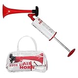 Fanfare Luftdruck, Handheld Air Horn, Tragbare Luftpumpe Horns Handlufthupe, Tragbare Luftpumpenhupe, Laute Geräuschmacherhörner Für Bootfahren, Wandern, Sportveranstaltungen, Geburtstagsfeiern