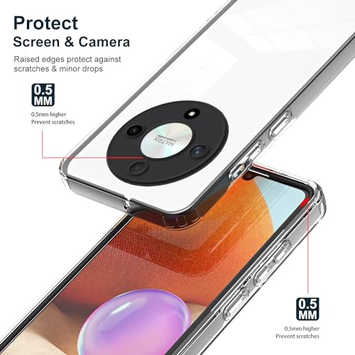WOKEZ Genomskinligt telefonfodral för Honor Magic6 Lite & X9b