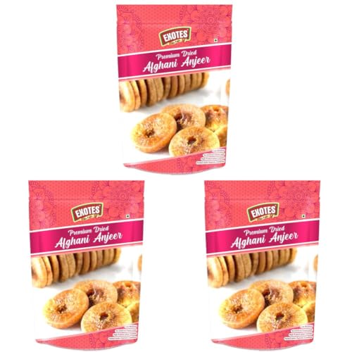Image of Exotes Dried Anjeer 250 Grams - Dried Figs | Rich Source of Calcium and Iron for Strong Bones and Energy | Packed with Energy to Support Kids' Learning, Adults' Productivity, and Elders' Strength | Long Shelf Life Packaging