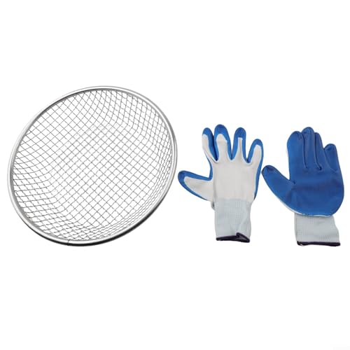 Efficient Soil Sifting Tool for Gardening Enthusiasts, Fits Standard Buckets and Made of Sturdy Galvanized Iron (2mm)