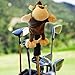 Golf Club Covers Cute Monkey Golf Head Covers Soft Plush Golf Club Head Covers Protect Your Clubs Funny Animal Golf Driver Head Covers Golf Accessories Golfer Gift, Golf Driver Head Covers