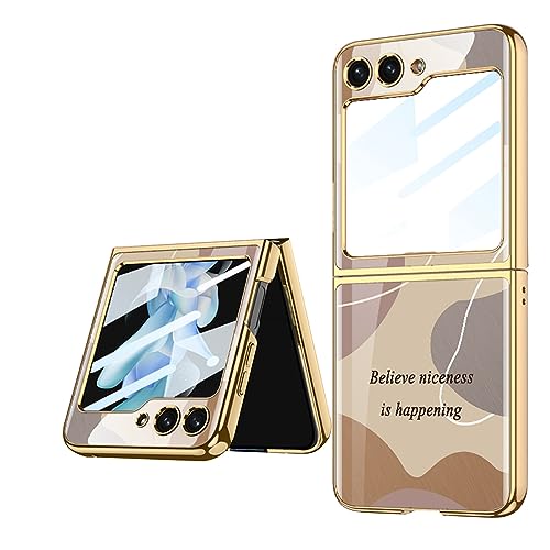 Coque de luxe Samsung Galaxy Z Flip 5 rigide avec finition miroir