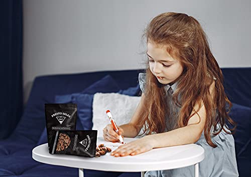 Brazil Nuts, In shell Polished Large 16 oz., Raw, Brazil Origin, KETO, Vegan, Non-GMO And Natural, Whole, Superior, High-Protein & Easy to Crack, Resealable Bags of 1 lb. by Presto Sales