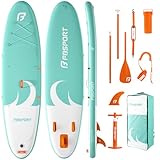 FBSPORT 11' Premium Stand Up Paddle Board, Yoga Board with SUP Accessories & Carry Bag | Wide Stance, Surf Control, Non-Slip Deck, Leash, Paddle and Pump for Youth & Adult