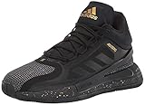 adidas Unisex D Rose 11 Basketball Shoes, Black/Gold Metallic/Grey, 8.5 US Men