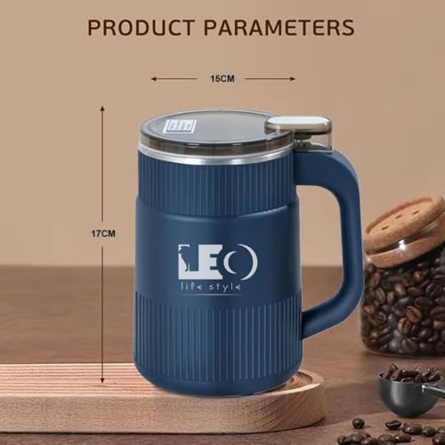 Image of Leo Lifestyle Spice & Coffee Grinder - Powerful Electric Grinder for Coffee Beans, Spices, Herbs & Seeds - Durable Stainless Steel Blades, Compact & Easy to Use Kitchen Essential.One Year Warranty
