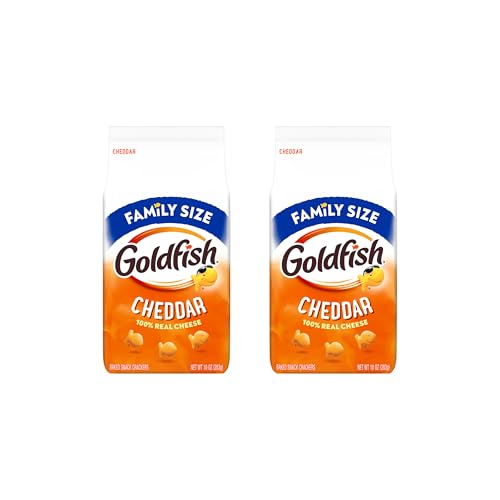 Image of Goldfish Cheddar Cheese Crackers, 10 Oz Bag (Pack of 2)