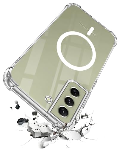 Image of Jkobi Shockproof Crystal-Clear Back Cover for Samsung Galaxy S21 FE 5G (Magsafe Wireless Support | Drop & Camera Protection | Hard Polycarbonate)