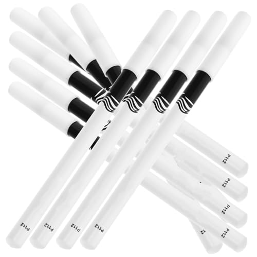 Lápices de delineador de ojos blanco 10 pcs miniatura 1